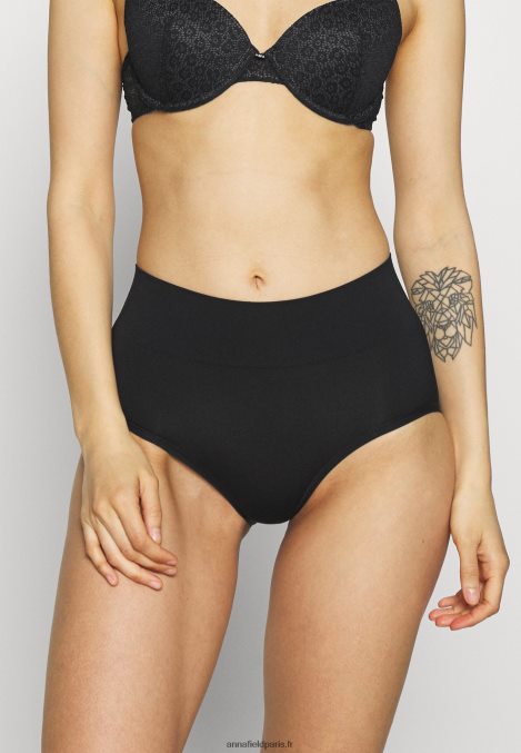 femmes 2pp slip taille haute noir 006BT1010 Anna Field - Image 2