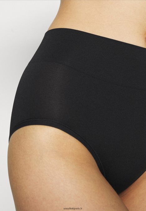 femmes 2pp slip taille haute noir 006BT1010 Anna Field - Image 4