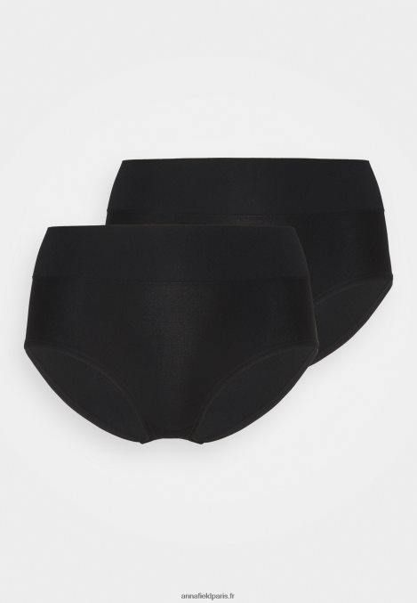 femmes 2pp slip taille haute noir 006BT1010 Anna Field - Image 6