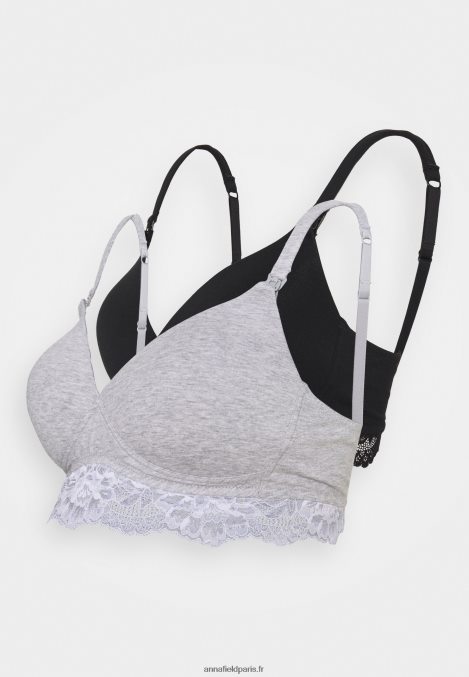 femmes 2pp soutien-gorge de maternité t-shirt soutien-gorge gris 006BT919 Anna Field - Image 1
