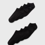 femmes 8 paires de chaussettes noires 006BT1132 Anna Field