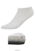 femmes 8pp baskets chaussettes chaussettes gris 006BT1146 Anna Field - Image 2
