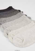 femmes 8pp baskets chaussettes chaussettes gris 006BT1146 Anna Field - Image 3
