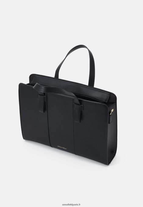 femmes awh-e754 502 bleu sac pour ordinateur portable noir 006BT2580 Anna Field - Image 3