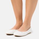 femmes ballerines blanches 006BT2091 Anna Field