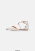 femmes ballerines bride cheville blanc 006BT2158 Anna Field - Image 2