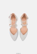 femmes ballerines bride cheville blanc 006BT2158 Anna Field - Image 6