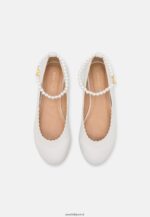 femmes ballerines bride cheville blanc 006BT2178 Anna Field - Image 6