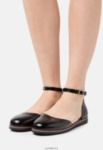 femmes ballerines bride cheville confort noir 006BT2163 Anna Field