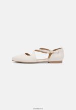 femmes ballerines bride cheville cuir blanc 006BT2167 Anna Field - Image 2