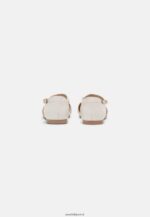 femmes ballerines bride cheville cuir blanc 006BT2167 Anna Field - Image 4