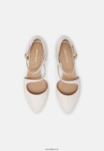 femmes ballerines bride cheville cuir blanc 006BT2167 Anna Field - Image 5