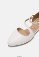 femmes ballerines bride cheville cuir blanc 006BT2167 Anna Field - Image 8