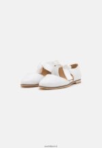 femmes ballerines bride cheville cuir blanc 006BT2169 Anna Field - Image 3