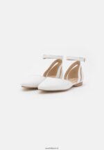 femmes ballerines bride cheville cuir blanc 006BT2174 Anna Field - Image 3