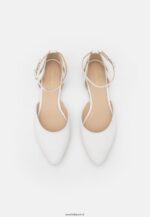 femmes ballerines bride cheville cuir blanc 006BT2174 Anna Field - Image 6