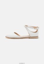 femmes ballerines bride cheville cuir blanc 006BT2180 Anna Field - Image 2