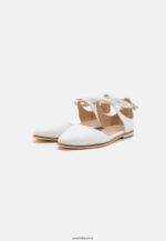 femmes ballerines bride cheville cuir blanc 006BT2180 Anna Field - Image 3