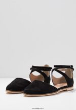 femmes ballerines bride cheville cuir noir 006BT2156 Anna Field - Image 5