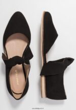 femmes ballerines bride cheville cuir noir 006BT2159 Anna Field - Image 4