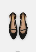 femmes ballerines bride cheville cuir noir 006BT2171 Anna Field - Image 6