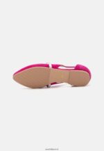 femmes ballerines bride cheville cuir rose 006BT2179 Anna Field - Image 5