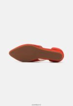 femmes ballerines bride cheville cuir rouge 006BT2165 Anna Field - Image 5