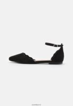 femmes ballerines bride cheville noir 006BT2155 Anna Field - Image 2