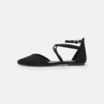 femmes ballerines bride cheville noir 006BT2160 Anna Field