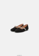 femmes ballerines bride cheville noir 006BT2166 Anna Field - Image 3