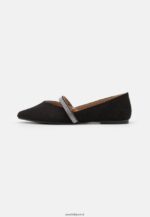 femmes ballerines bride cheville noir 006BT2176 Anna Field - Image 2