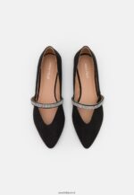femmes ballerines bride cheville noir 006BT2176 Anna Field - Image 6