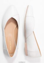 femmes ballerines cuir ballerines blanc 006BT2135 Anna Field - Image 4