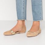 femmes ballerines cuir beige 006BT2106 Anna Field
