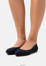 femmes ballerines cuir bleu foncé 006BT2084 Anna Field