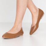 femmes ballerines cuir cognac 006BT2066 Anna Field