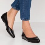 femmes ballerines cuir noir 006BT2077 Anna Field