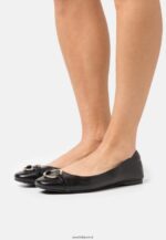 femmes ballerines cuir noir 006BT2145 Anna Field