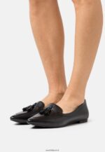 femmes ballerines cuir noir 006BT2151 Anna Field