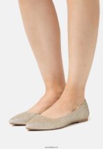 femmes ballerines dorées 006BT2146 Anna Field