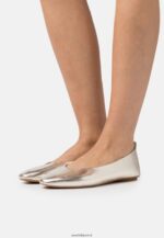 femmes ballerines en cuir doré 006BT2108 Anna Field