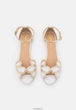 femmes ballerines peeptoe cuir blanc 006BT2087 Anna Field - Image 6
