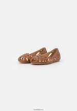 femmes ballerines peeptoe cuir cognac 006BT2125 Anna Field - Image 3