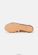 femmes ballerines peeptoe cuir cognac 006BT2125 Anna Field - Image 5