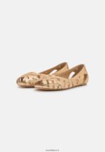 femmes ballerines peeptoe cuir doré 006BT2131 Anna Field - Image 6