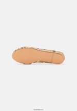 femmes ballerines peeptoe cuir doré 006BT2131 Anna Field - Image 9