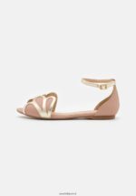 femmes ballerines peeptoe cuir rose clair 006BT2109 Anna Field - Image 2
