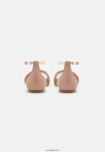femmes ballerines peeptoe cuir rose clair 006BT2109 Anna Field - Image 4