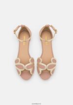 femmes ballerines peeptoe cuir rose clair 006BT2109 Anna Field - Image 6