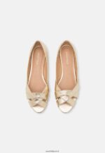 femmes ballerines peeptoe dorées 006BT2103 Anna Field - Image 6